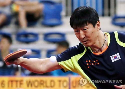 선수 시절의 오상은 남자대표팀 감독 [연합뉴스 자료 사진]