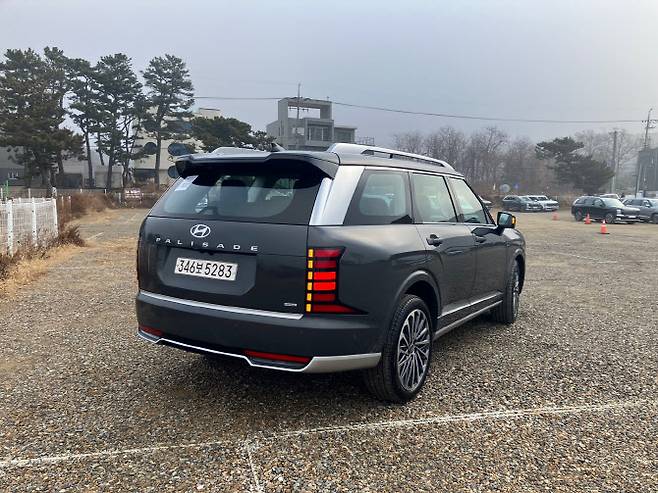 ‘디 올 뉴 팰리세이드’ 후면 외관(사진=정병묵 기자)