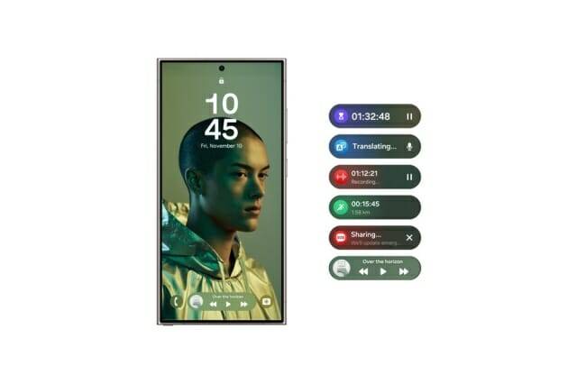 원UI 7의 나우 바 기능 (사진=삼성전자)