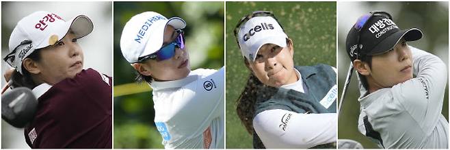 왼쪽부터 임진희, 안나린, 김아림, 이소미(사진=AP/뉴시스)