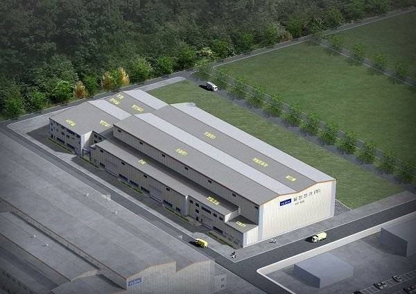 일진전기 제2공장 조감도. 일진전기 제공