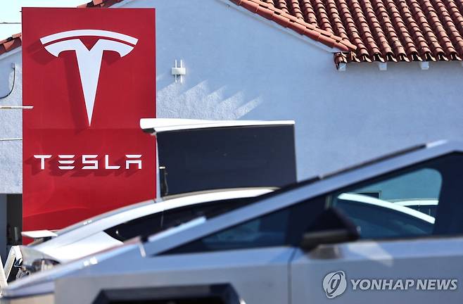 미국의 테슬라 전기차  [AFP 연합뉴스 자료사진. 재판매 및 DB 금지]