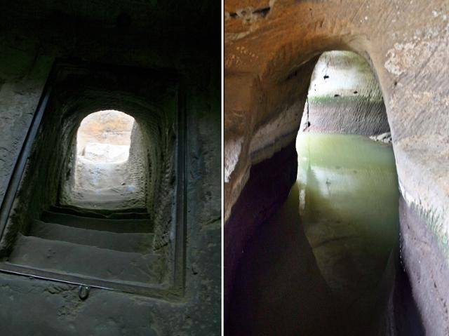 홍석협 동쪽 절벽의 동굴. ⓒ최종명