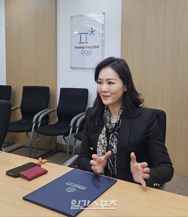 이수경 대한빙상경기연맹 회장 당선인. 사진=이은경 기자