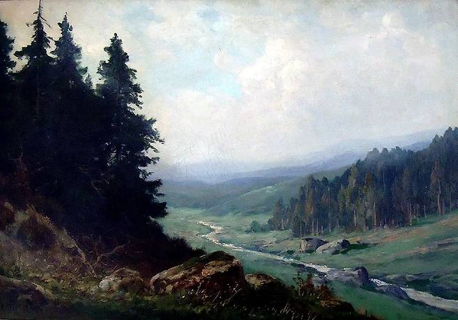 독일화가 메츨러가 그린 ‘블랙포레스트’.