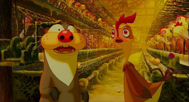 애니메이션 ‘마당을 나온 암탉’. 명필름 제공