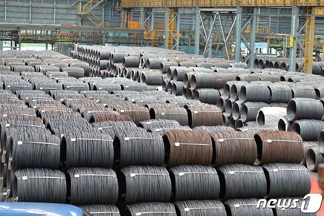 포스코 포항제철소 제품 창고(자료사진) 2019.6.30/뉴스1 ⓒ News1 최창호 기자