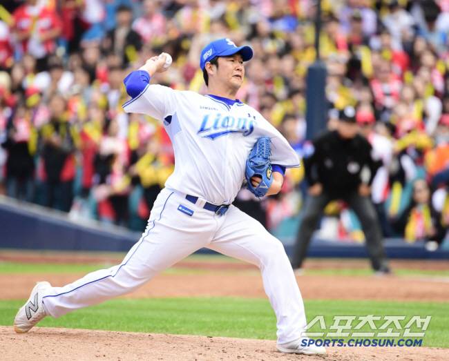 투구하는 삼성 송은범. 대구=송정헌 기자songs@sportschosun.com