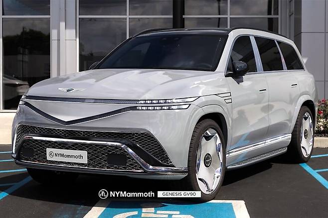 제네시스 'GV90' 예상도 (출처 : 뉴욕맘모스)