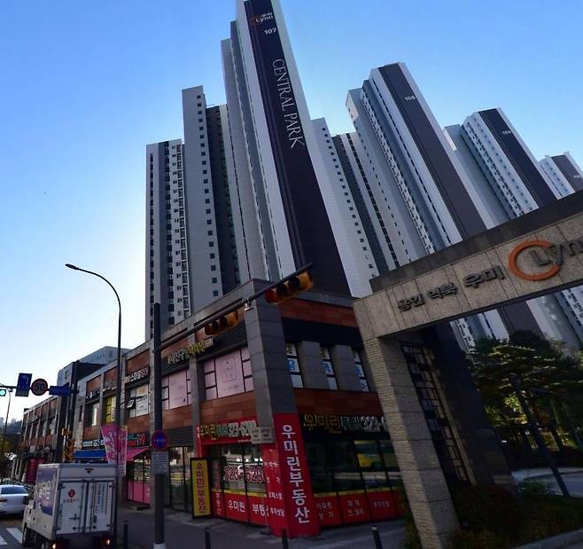 경기 용인시 처인구 역북동 우미린세트럴파크 단지. [네이버 거리뷰]