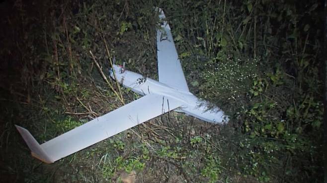 지난해 10월 12일 연천 추락 무인기