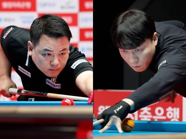 조재호(왼쪽)와 최성원./PBA