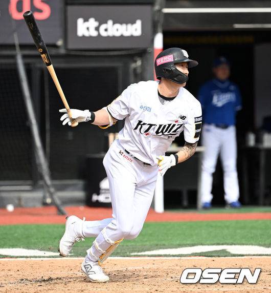 [OSEN=이대선 기자] KT 김민혁. 2024.03.24 /sunday@osen.co.kr