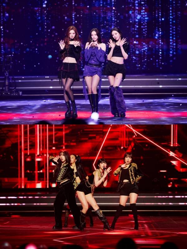 설윤, 카리나, 유나(위), 이영지, 미미, 안유진, 이은지 / 사진=MBC