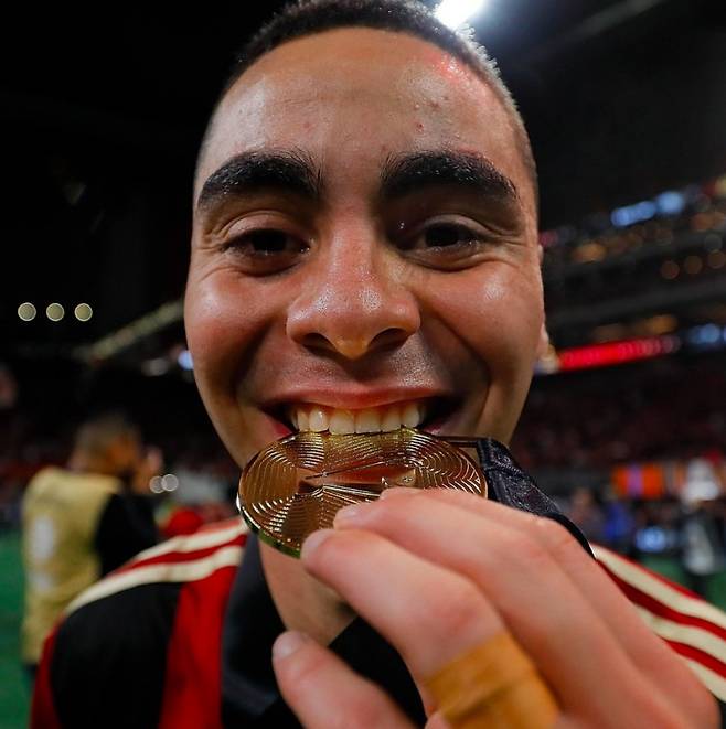 ▲ 애틀랜타 이적을 앞둔 알미론 ⓒ로마노