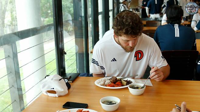 두산 외국인 투수 콜 어빈. /사진=두산 베어스 제공