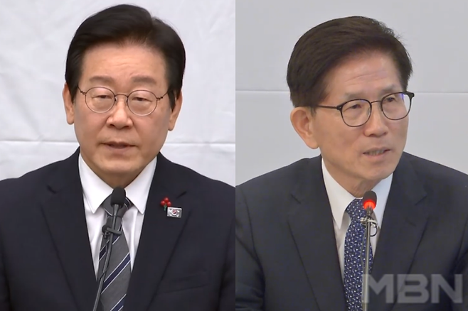 이재명 더불어민주당 대표, 김문수 고용노동부 장관. / 사진 = MBN