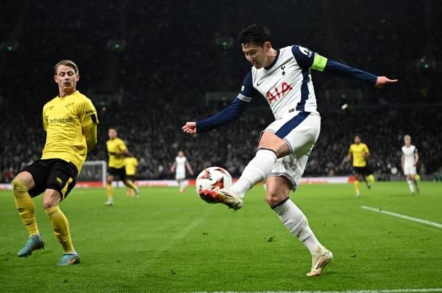 전반 45분 내내 손흥민만 보였다. 사진=REUTERS=연합뉴스 제공