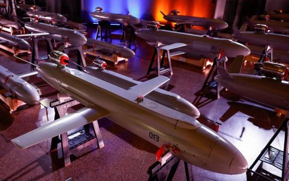 우크라이나가 자체 개발한 로켓 드론 ‘페클로’(Peklo) 모습. 로이터 연합뉴스