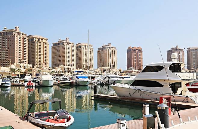 부를 느낄 수 있는 인공섬 더 펄 (사진. 김관수)
