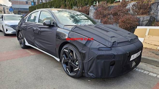 현대차 '아이오닉 6 페이스리프트' (출처 : 숏카)