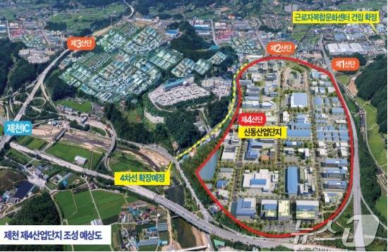 제천 산업단지 전체전경./뉴스1
