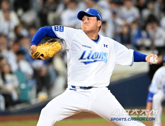 삼성 이승현이 역투하고 있다. 대구=허상욱 기자 wook@sportschosun.com/