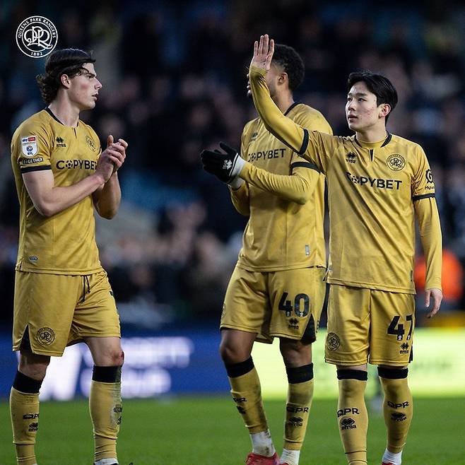 QPR 데뷔전을 치른 양민혁. 사진 | QPR SNS