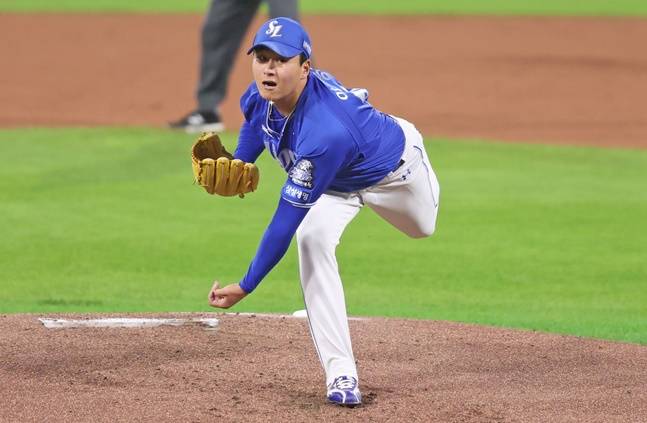 좌완 이승현. /사진=삼성 라이온즈 제공