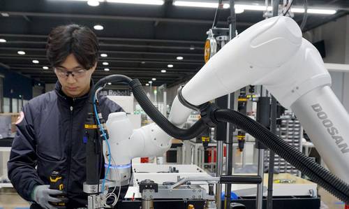 M시리즈 협동로봇. [두산로보틱스]