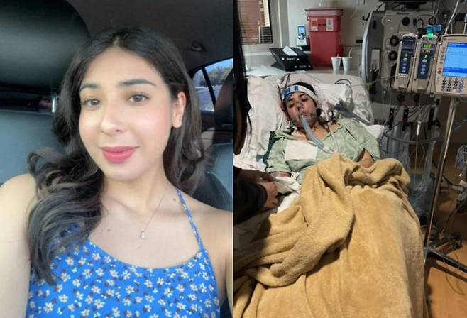 헬스장에서 운동하던 중 심정지를 경험한 20대 여성의 사연이 소개됐다. 심정지의 정확한 원인은 밝혀지지 않았지만, 운동 전 마신 에너지 음료가 기여했을 것으로 추측된다. [사진='더선' 보도내용 캡처]