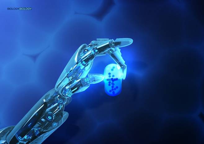 인공지능(AI)을 신약 개발에 활용하는 모습을 표현한 이미지. 게티이미지뱅크