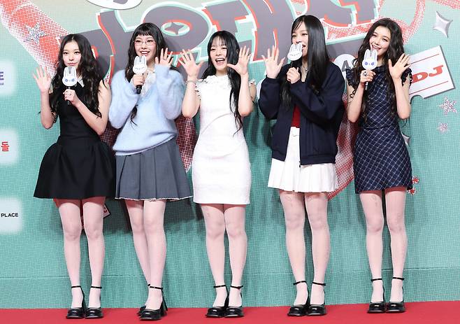 뉴진스 해린(왼쪽부터)과 혜인, 하니, 민지, 다니엘 /뉴스1