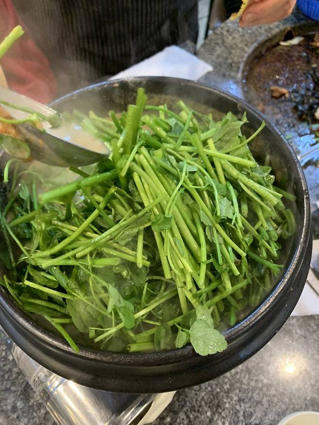 송파맛집. 광주생오리돌구이