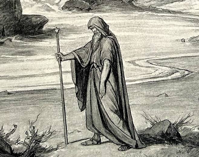 프리드리히 프렐러 주니어, 해변의 크리세스(일부 확대), 1899