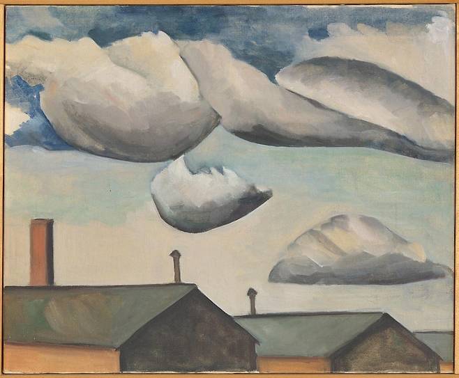 강제수용소 풍경을 담은 히사코 히비의 '떠다니는 구름' [SAAM 홈페이지 카탈로그 캡처. 재판매 및 DB 금지]