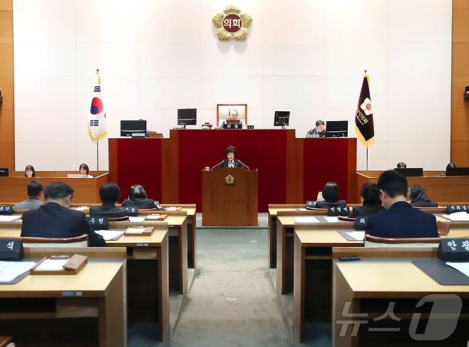 성남시의회 본회의장(자료사진)/