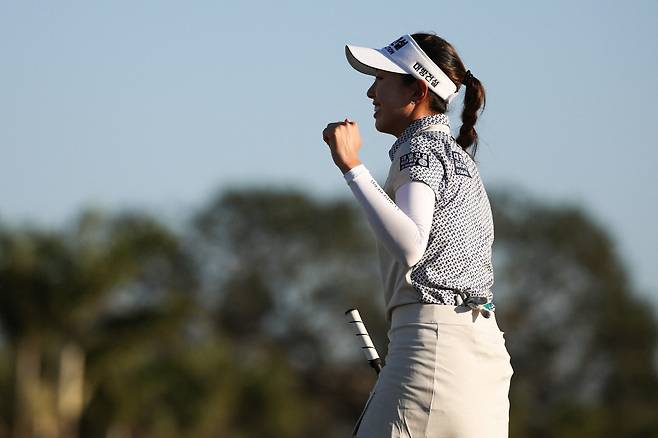 BRADENTON, FLORIDA - FEBRUARY 09: Yealimi Noh of the United States celebrates after winning the Founders Cup presented by U.S. Virgin Islands 2025 at Bradenton Country Club on February 09, 2025 in Bradenton, Florida.   James Gilbert/Getty Images/AFP (Photo by James Gilbert / GETTY IMAGES NORTH AMERICA / Getty Images via AFP)







<저작권자(c) 연합뉴스, 무단 전재-재배포, AI 학습 및 활용 금지>