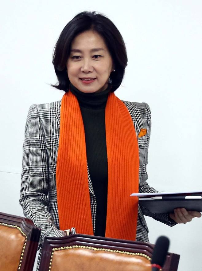 허은아 개혁신당 대표가 지난 7일 서울 여의도 국회에서 열린 최고위원회의에 참석하고 있다. /사진=뉴시스