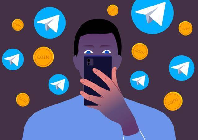 사회관계망서비스(SNS) 텔레그램과 돈을 형상화한 이미지. 게티이미지뱅크