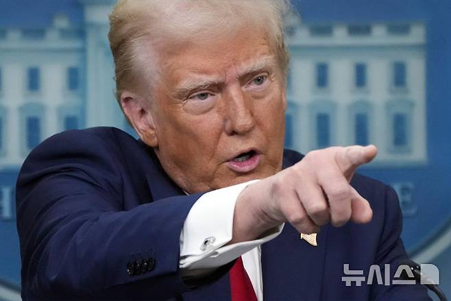 [워싱턴=AP/뉴시스] 도널드 트럼프 미국 대통령. (사진=뉴시스DB)