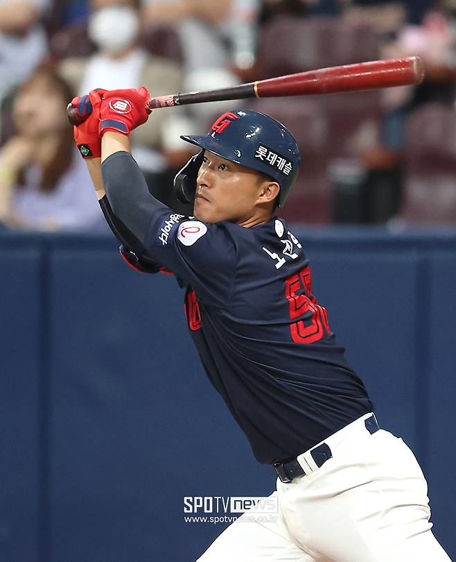 ▲ 노진혁은 펀치력과 수비력을 갖춘 유격수로 정평이 나있던 선수다. NC 시절이던 2020년 홈런 20개를 터뜨리기도 했고 NC를 떠나기 직전이었던 2022년에도 타율 .280 15홈런 75타점으로 알짜 활약을 펼쳤다. ⓒ곽혜미 기자