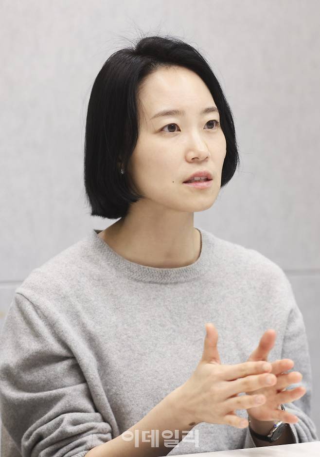 [이데일리 이영훈 기자] 이혜민 핀다 공동대표가 11일 서울 강남구 핀다 본사에서 이데일리와 인터뷰하고 있다.
