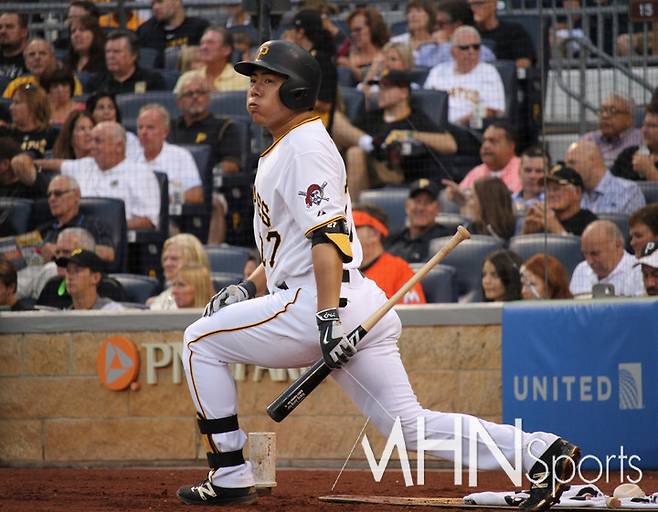 (피츠버그 시절의 강정호)