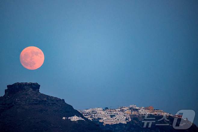 그리스 산토리니섬. ⓒ AFP=뉴스1 ⓒ News1 박재하기자