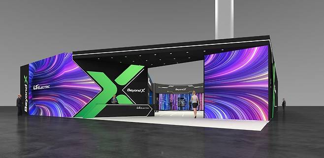 12일부터 14일까지 3일간 ‘일렉스 코리아 2025’(ELECS KOREA·Electric Energy Conference & Show)와 ‘코리아스마트그리드엑스포 2025’(Korea Smart Grid Expo)에 설치될 LS일렉트릭의 전시 부스 조감도. /LS일렉트릭
