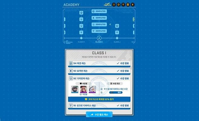 ▲ 택틱 아카데미는 빠르게 올릴수록 좋습니다