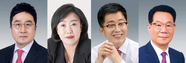 최병선(의정부을), 곽미숙(고양을), 김근용(평택을), 유영두(광주갑) 경기도의원. 경기도의회 제공