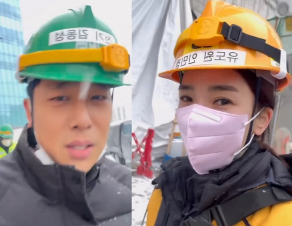 김동성과 그의 아내 인민정.[사진=SNS]