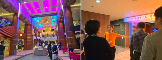 로얄캐리비안 크루즈 앤썸호 내부 / 사진=김혜성 여행+ 기자